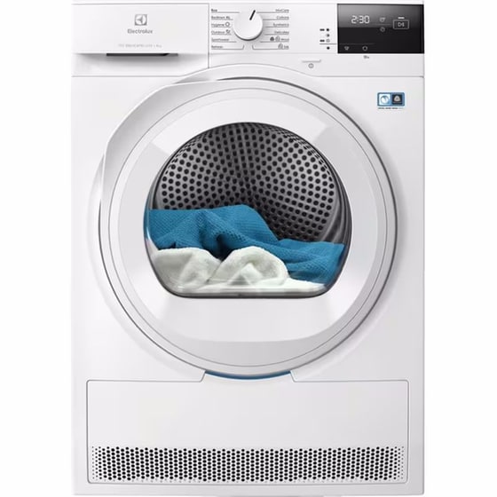 ELECTROLUX EW7D283VE 8kg με Αντλία Θερμότητας Λευκό Στεγνωτήριο Ρούχων image 0
