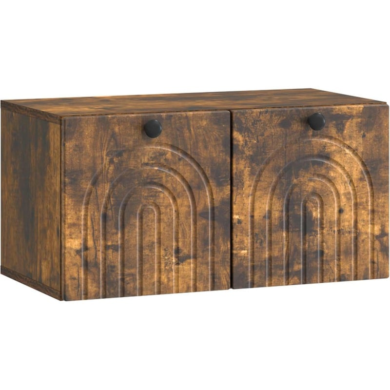 Επιτοίχιο Έπιπλο Τηλεόρασης VidaXL 59.5x31x30 cm - Καφέ Δρυς