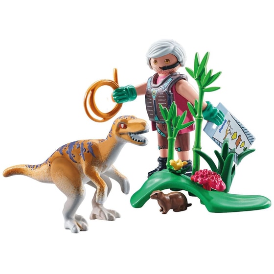 Playmobil Εξερευνιτής Και Βελοσιράπτορ (71823) image 3