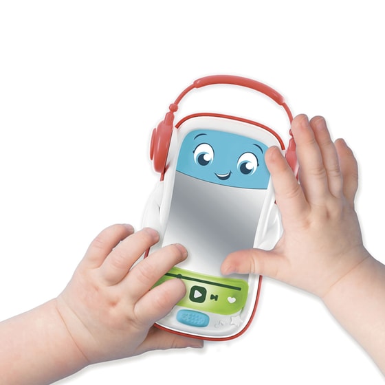Baby Clementoni Βρεφικό Εκπαιδευτικό Παιχνίδι Ραδιοφωνάκι που Μιλάει Ελληνικά image 3