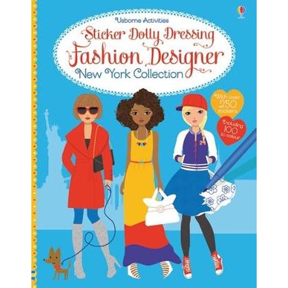 Sticker Dolly Dressing Fashion Designer New York Collection image 0