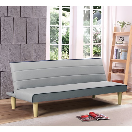 Τριθέσιος Καναπές Woodwell Biz Ε9438.1 167x75cm - Ανοιχτό Γκρι image 1