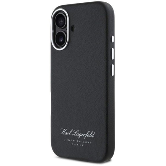 Θήκη Apple iphone 16 - Karl Lagerfeld Grained Pu Hotel Rsg - Μαύρο image 4