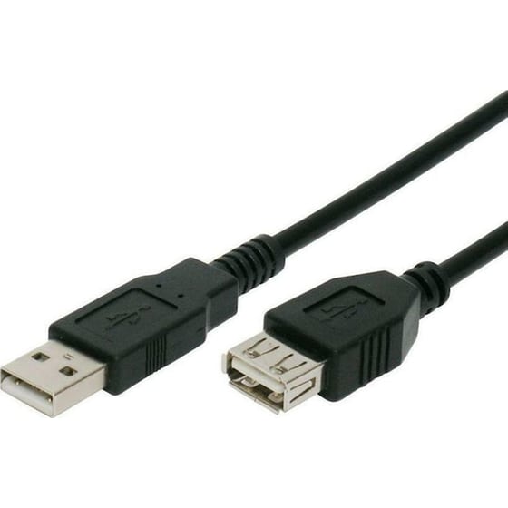 Καλώδιο Powertech USB-A Male σε USB-A Female - 5m image 0