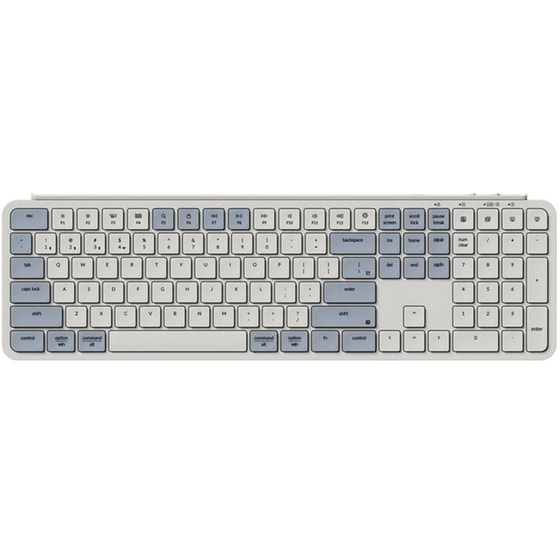 Keychron B6 Pro Ultra-Slim Ασύρματο Bluetooth Πληκτρολόγιο - Retro Blue (US) image 0