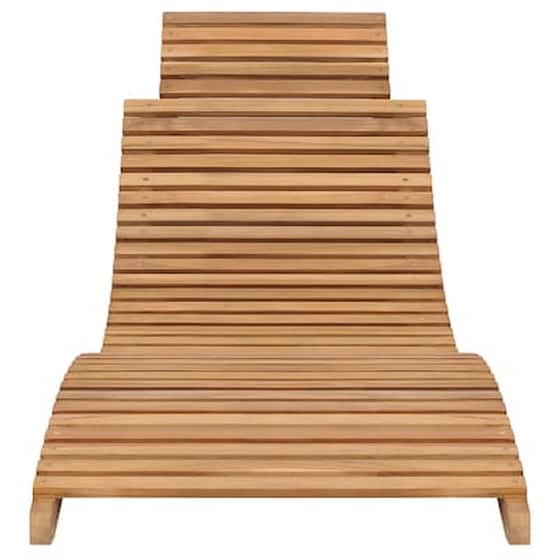 Vidaxl Σετ Ξαπλώστρες Με Τραπεζάκι Πτυσσόμενο 3 Τεμ. Μασίφ Ξύλο Teak image 4