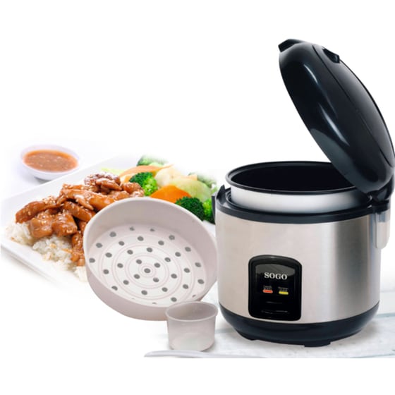 Βραστήρας Ρυζιού SOGO Arroz 10085 650 W 1.8 L Ασημί image 1