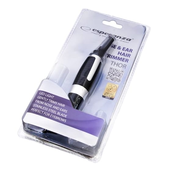 Trimmer ESPERANZA EBG005 για Μύτη, Αυτιά και Φρύδια Μαύρο image 1