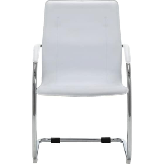 Καρέκλα Γραφείου VidaXL Πρόβολος από Τεχνητό Δέρμα - Λευκή image 1