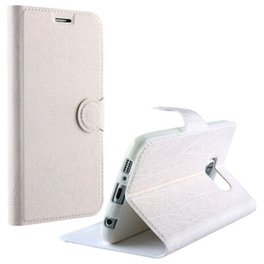 Θήκη Samsung Galaxy S6 - Volte-Tel Line Leather TPU Book - White