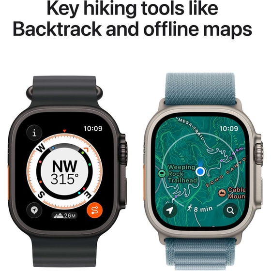 Apple Watch Ultra 3 GPS + Cellular 49mm Black Titanium Case with Black Alpine Loop - S image 4