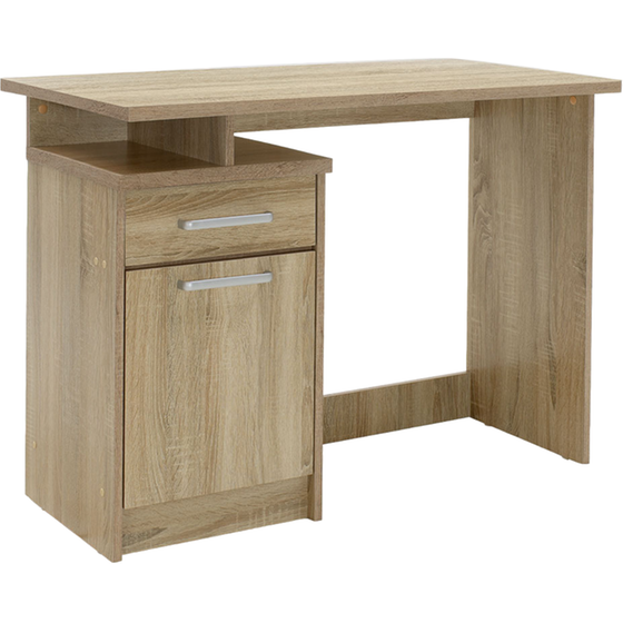 Γραφείο με Συρτάρια Pakoworld Looney από MDF 100x55x75 cm - Μπεζ image 0