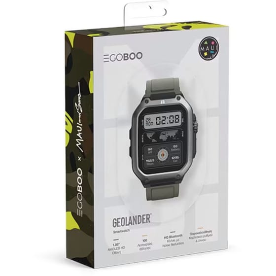 Smartwatch Egoboo x MAUI Geolander - Green image 4