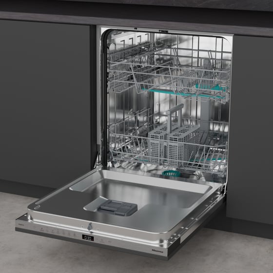 HISENSE HV642D65 για 14 Σερβίτσια Εντοιχιζόμενο Πλυντήριο Πιάτων Inox image 1