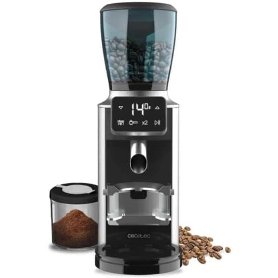 CECOTEC SteelMill Touch CEC-01805 200 W Ασημί Ηλεκτρικός Μύλος Άλεσης Καφέ image 0