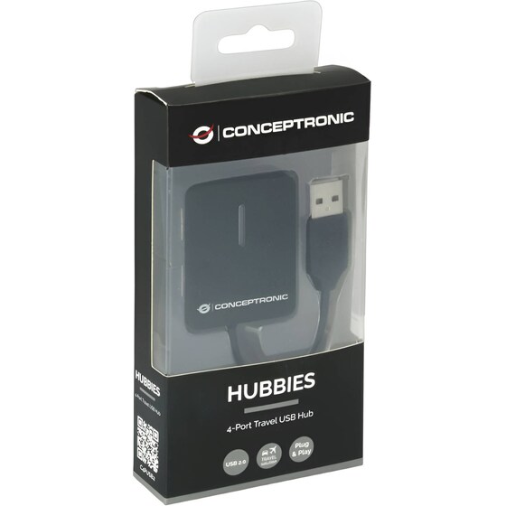 Conceptronic C4PUSB2 USB Hub 4-Port USB 2.0 συμβατό με USB-A image 3