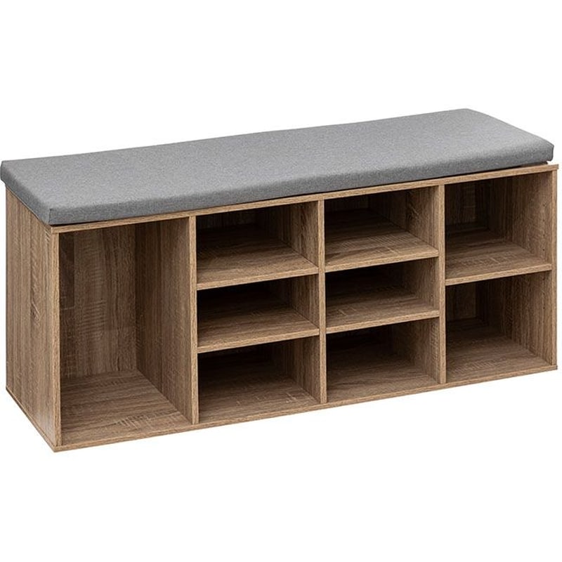 SPITISHOP Έπιπλο Εισόδου Spitishop Από Μοριοσανίδα Με Αποθηκευτικό Χώρο 105x34x49 cm - Μπεζ