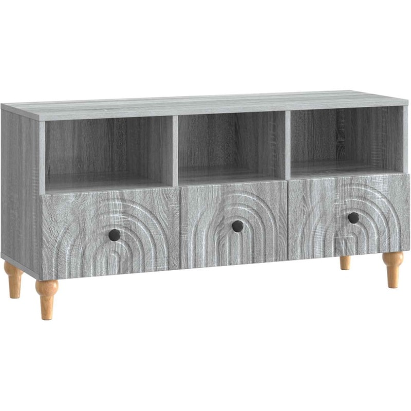 Έπιπλο Τηλεόρασης VidaXL 102x34.5x50 cm - Γκρι Sonoma