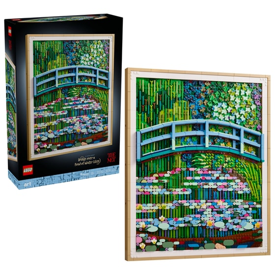 LEGO® Art Claude Monet – Bridge over a Pond of Water Lilies (31220) image 1