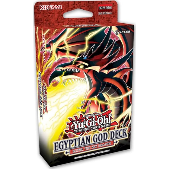 Yu-gi-oh! Tcg Egyptian God Deck: Slifer The Sky Dragon Card Game (Konami) image 0
