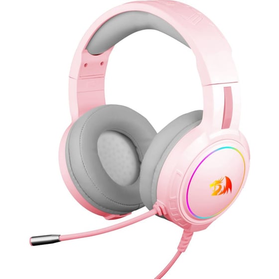 Redragon H270P Mento Gaming Ενσύρματα Ακουστικά 3.5/USB με RGB Φωτισμό Ροζ image 1
