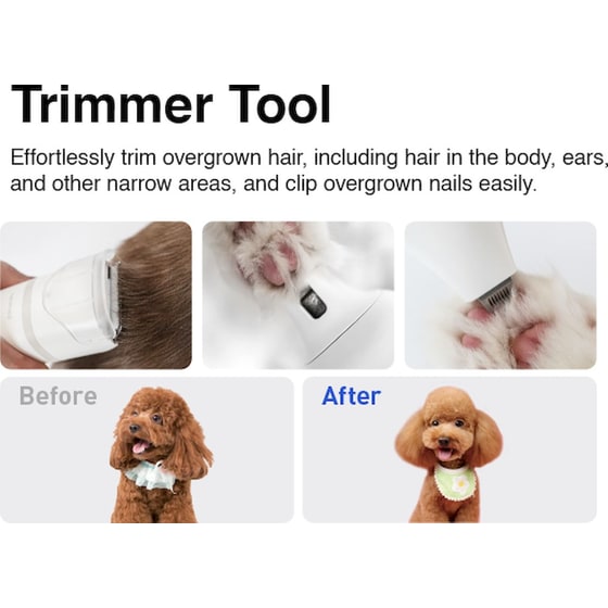 Neakasa Pet Grooming Vacuum Kit S1 PRO 8 σε 1 με 3L Δοχείο Συλλογής Τρίχας για Σκύλους και Γάτες image 5