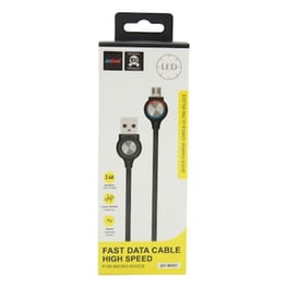 Καλώδιο δεδομένων Andowl An-qy-w081 Led Usb to Micro Usb 2.4A 1m -Black