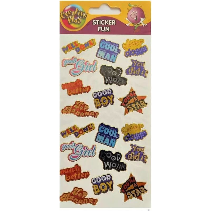 Purple Peach Σετ Αυτοκόλλητα Laser Glitter Reward