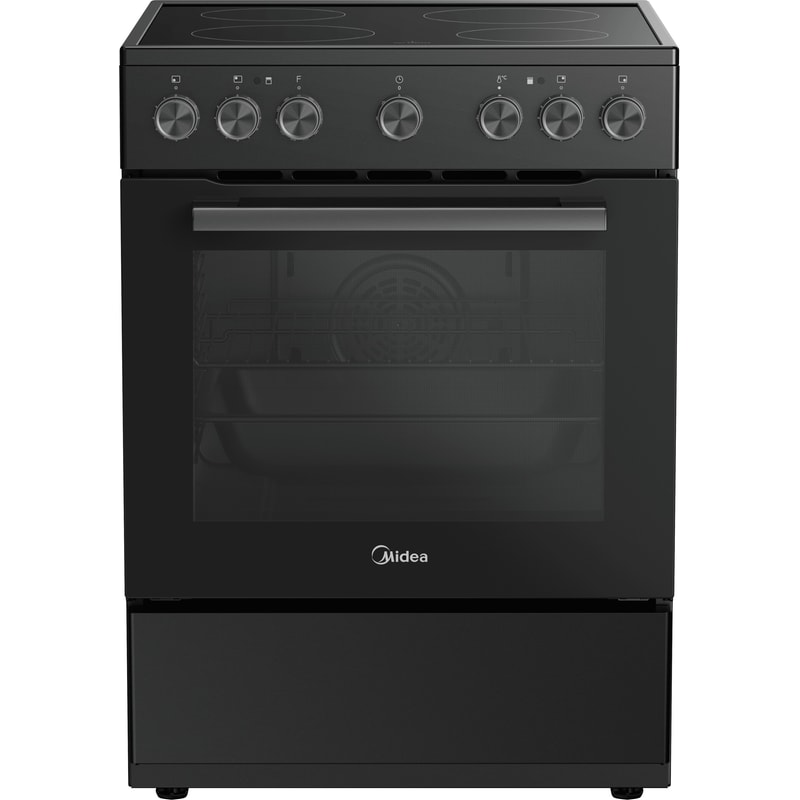MIDEA MFO24D-ME4R10F(BK) 70 Lt Μαύρο Ηλεκτρική Κουζίνα Κεραμική