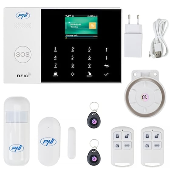 Pni Safehouse Hs600 Wifi Gsm 4g Wireless Alarm System image 0