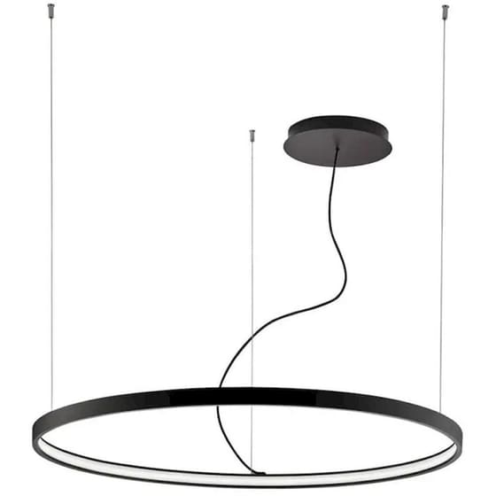 Φωτιστικό Οροφής Μονόφωτο Viokef Led Verdi 4224300 Μεταλλικό - Μαύρο image 0