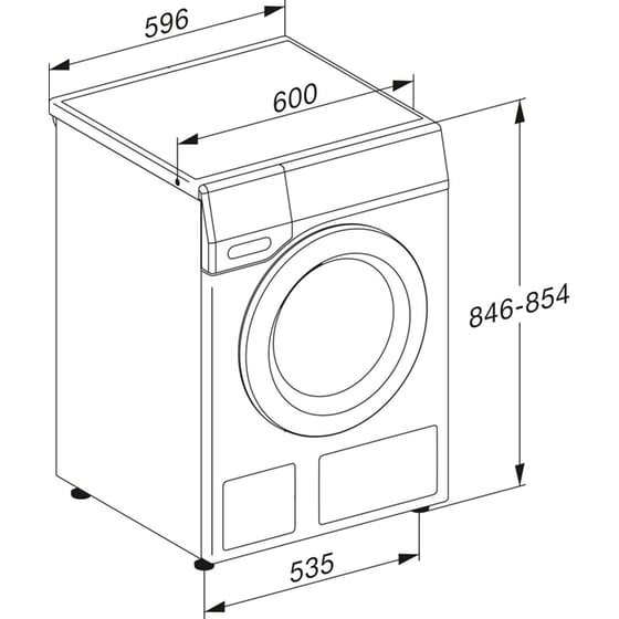MIELE WTR870WPM Wash & TDos 8kg / 5kg 1.600 Στροφές Λευκό Πλυντήριο Στεγνωτήριο image 5