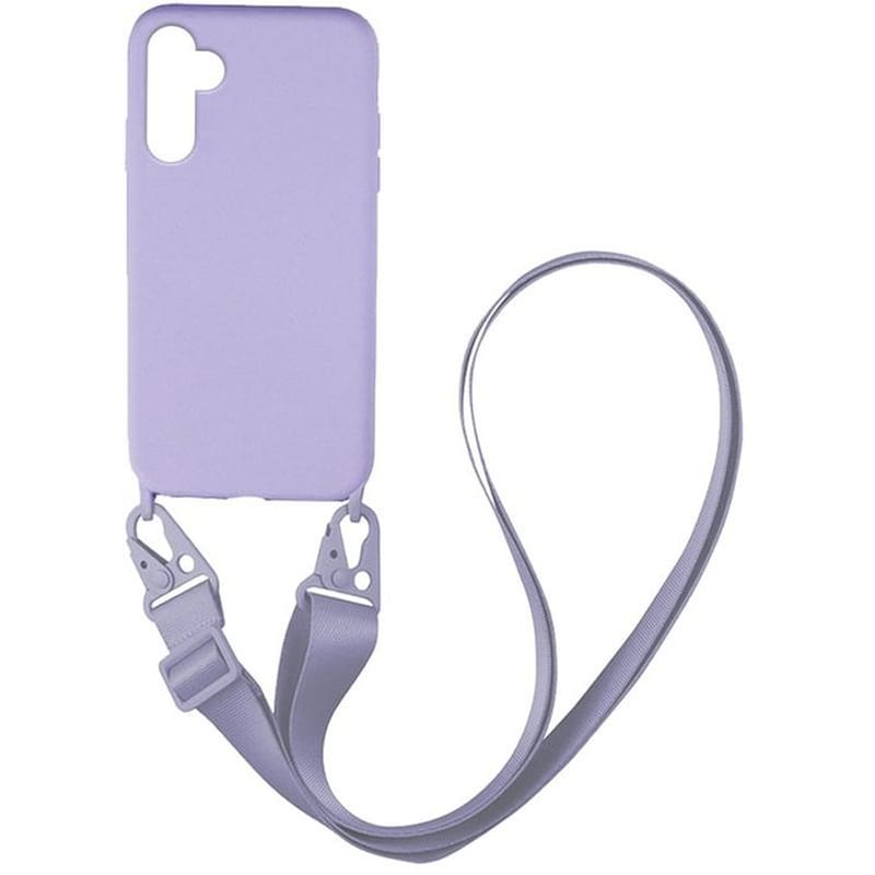 SONIQUE Θήκη Samsung Galaxy A13 5G - Sonique Carryhang Liquid Silicone Strap - Λιλά