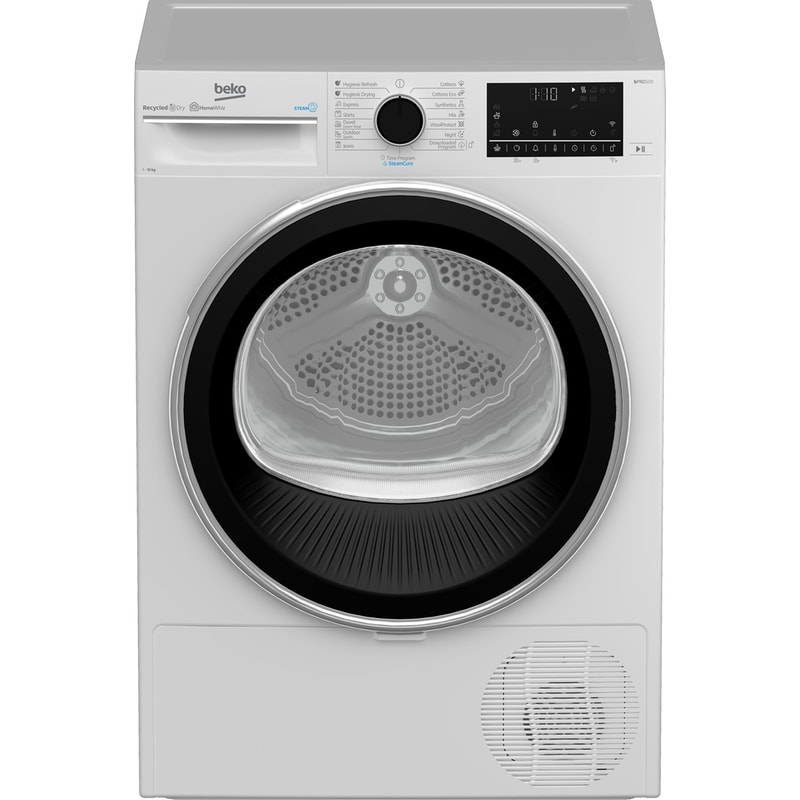 BEKO B3T40239WEU 10 kg με Αντλία Θερμότητας Λευκό Στεγνωτήριο Ρούχων
