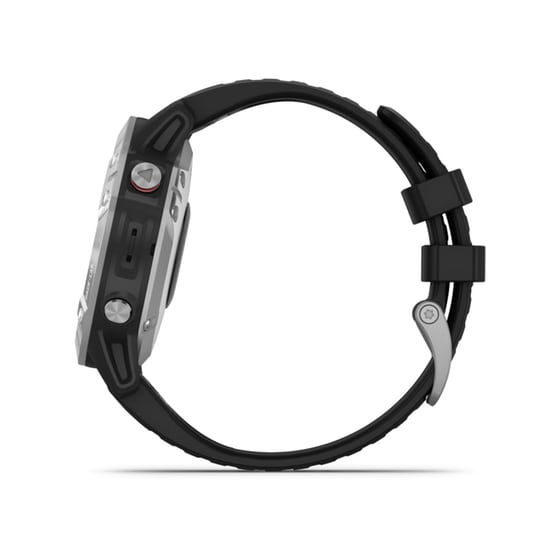 Smartwatch Garmin Fenix 6 47mm Ασημί-Μαύρο image 3
