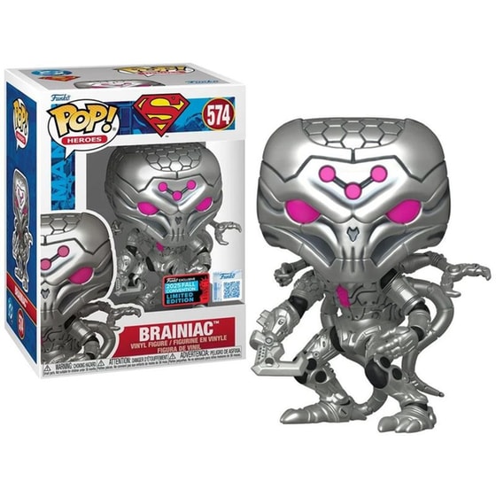 Funko Pop! Heroes: DC - Brainiac (Convention Special Edition) #574 Vinyl Figure image 0