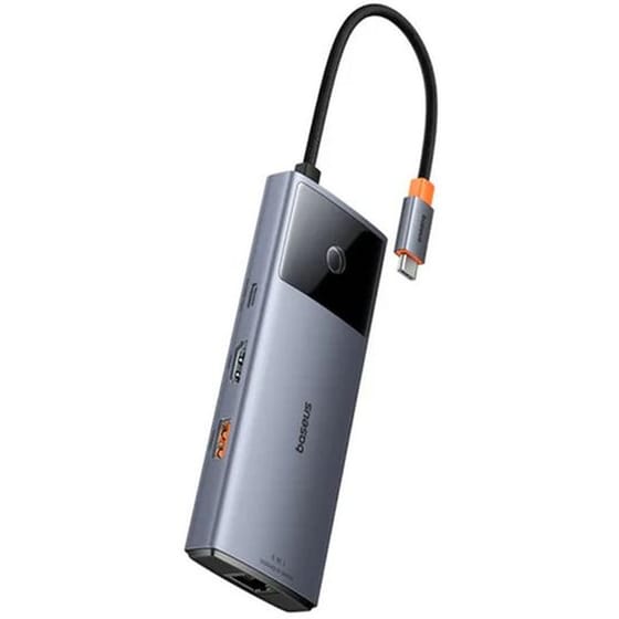 Baseus USB Hub 6 σε 1 USB-C - Ανθρακί image 3
