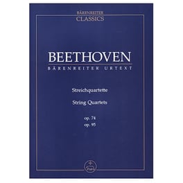 Βιβλίο Για Σύνολα Barenreiter Beethoven - String Quartets Op.74, Op.95 [pocket Score]