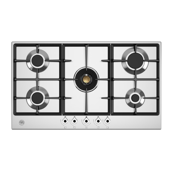 BERTAZZONI P905CPROX(GN)  89 cm Inox Εστία Φυσικού Αερίου Αυτόνομη image 1