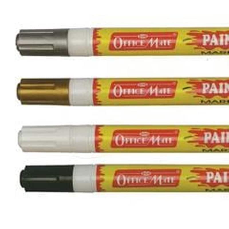 OFFICE MATE Μαρκαδόρος Ανεξίτηλος Newone Stationery Co. Limited Ασημί 2.0 mm