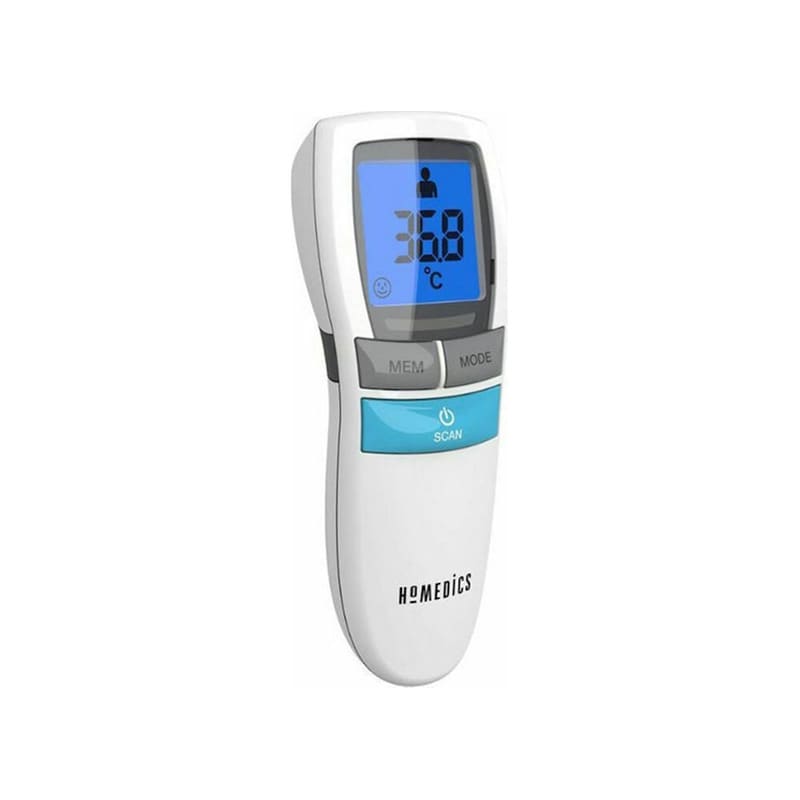 HOMEDICS Ψηφιακό Θερμόμετρο Μετώπου HOMEDICS TE-200-EU με Υπέρυθρες Κατάλληλο για Μωρά Λευκό