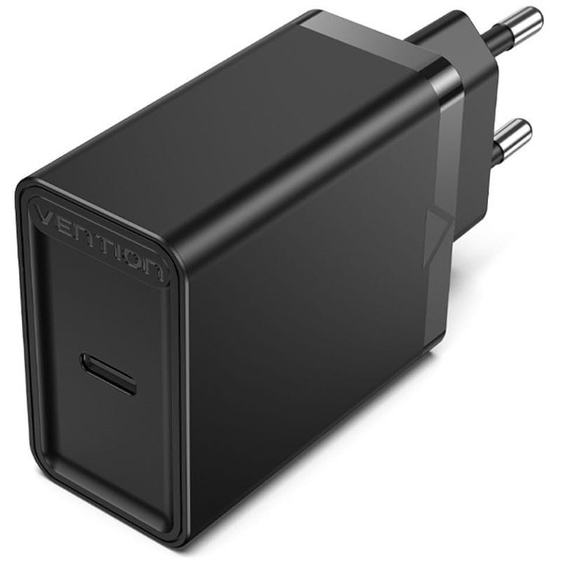 Φορτιστής Πρίζας Vention FAIB0‑EU USB-C 30 W - Μαύρο VENTION