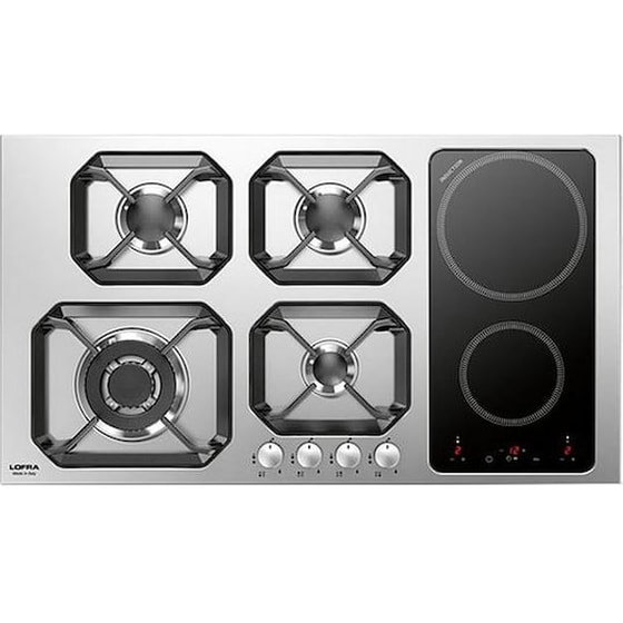 LOFRA HLS9 G2 I/GC00 90 cm Inox Εστία Μεικτή Αερίου Αυτόνομη image 0