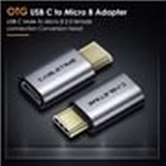 Cabletime Αντάπτορας Otg Usb-c Σε Usb Micro B C160, Usb 2.0, Γκρι image 1