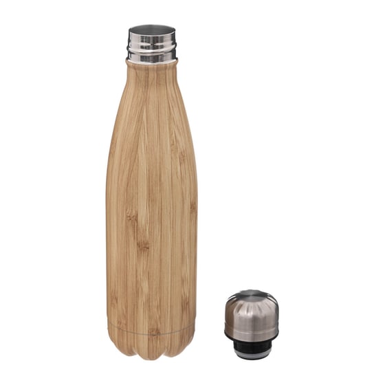 Μπουκάλι Θερμός F-v Bamboo Φ7x27 Ανοξείδωτο 500 ml image 1