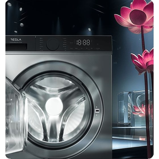 TESLA WF91480TSGR 9 kg 1.400 Στροφές Γκρι Πλυντήριο Ρούχων image 6