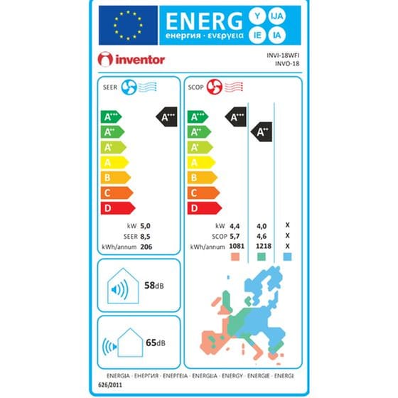 INVENTOR Intellia INVI-18WFI Κλιματιστικό Inverter 18.000 BTU A+++/A+++ με Ιονιστή & WiFi image 11