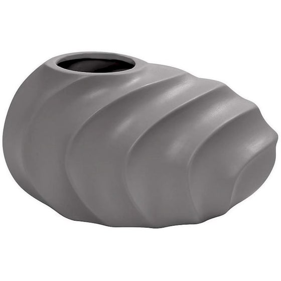 Διακοσμητικό Βάζο Espiel Mig115 Κεραμικό 25x14x14 cm - Ανθρακί image 0