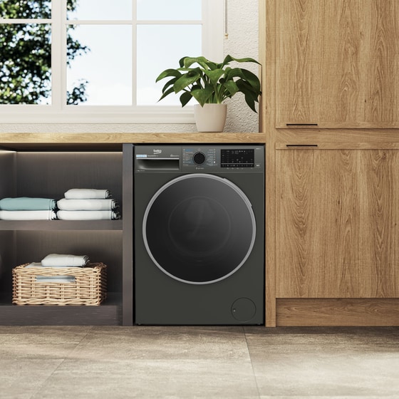 BEKO B5WFU69415MB2 ES 9 kg 1.400 Στροφές με WiFi Inox Πλυντήριο Ρούχων image 5
