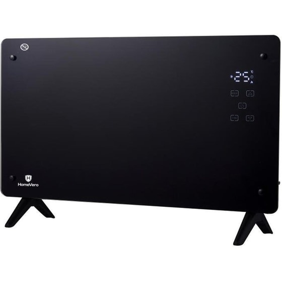 HOMEVERO HV-GPH2000 Θερμοπομπός Δαπέδου 2000W Μαύρο image 0